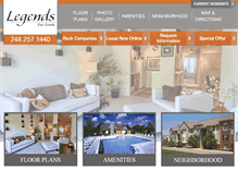Tablet Screenshot of legendsfoxcreek.com